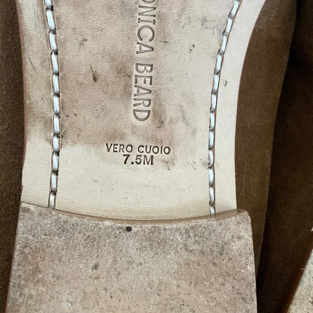 Veronica Beard Woven Tan Loafers - Picture 7 of 9